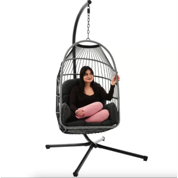 Підвісне крісло-кокон Di Volio Beluno графітове