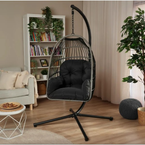 Підвісне крісло-кокон Di Volio Beluno графітове