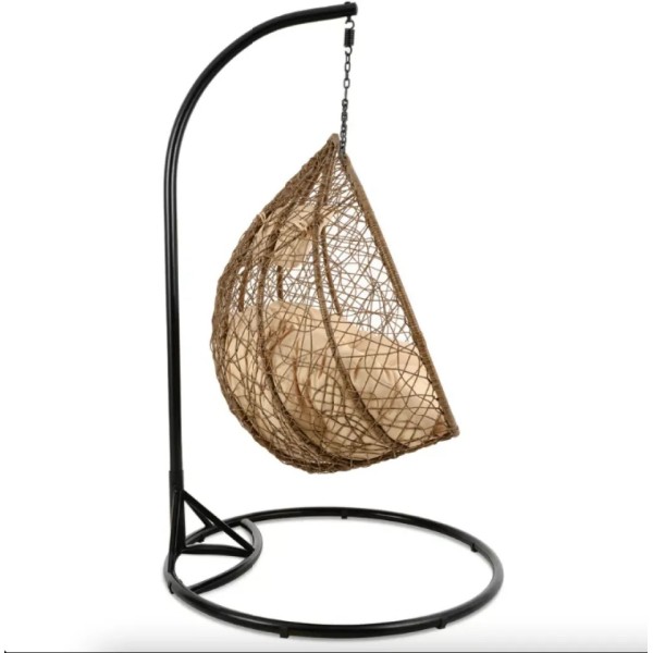 Підвісне крісло-кокон Di Volio Foggio двомісне коричневе