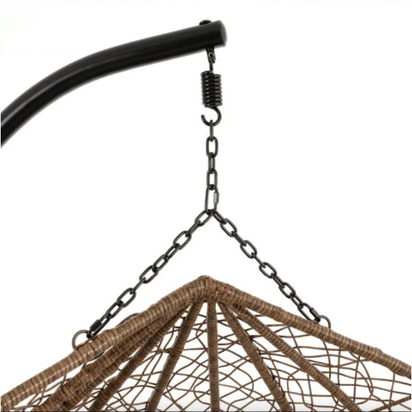 Підвісне крісло-кокон Di Volio Foggio двомісне коричневе