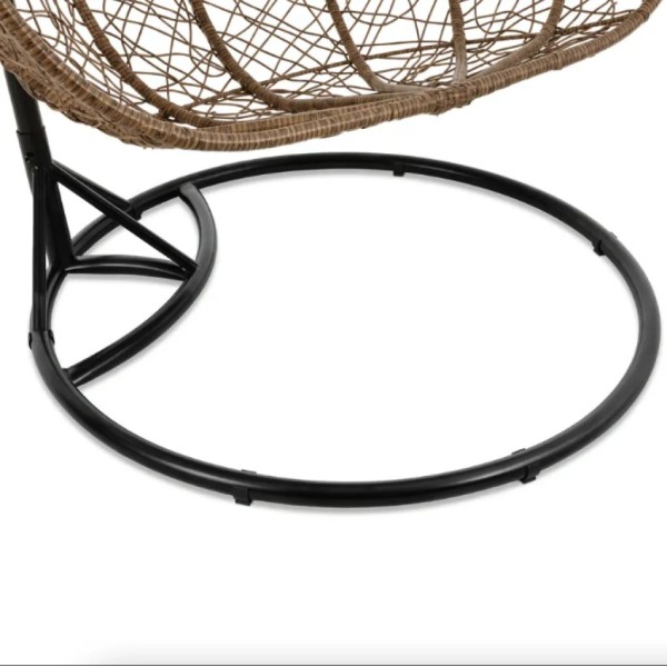 Підвісне крісло-кокон Di Volio Foggio двомісне коричневе