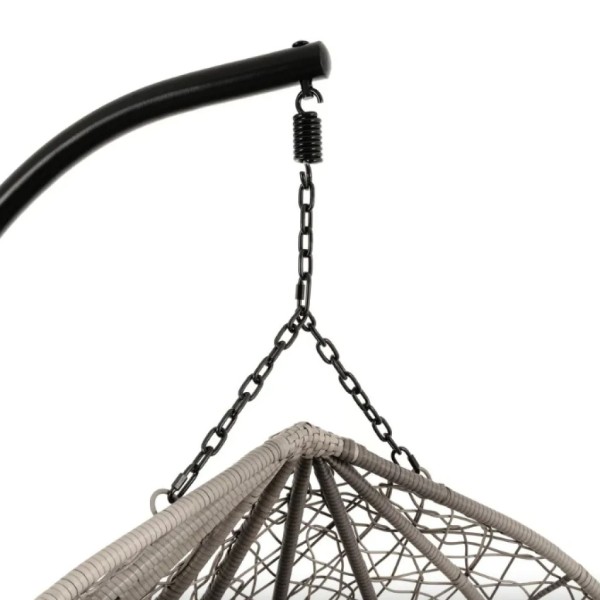 Підвісне крісло-кокон Di Volio Foggio двомісне сіре