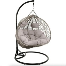 Підвісне крісло-кокон Di Volio Foggio двомісне сіре