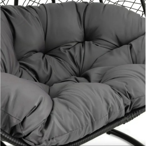 Підвісне крісло-кокон Di Volio Foggio двомісне чорне