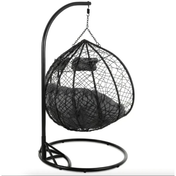 Підвісне крісло-кокон Di Volio Foggio двомісне чорне