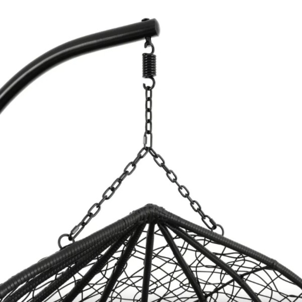 Підвісне крісло-кокон Di Volio Foggio двомісне чорне