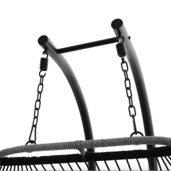 Підвісне крісло-кокон Di Volio Rona двомісне графітове