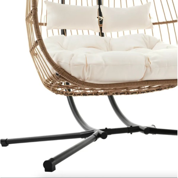 Підвісне крісло-кокон Di Volio Rona двомісне бежеве