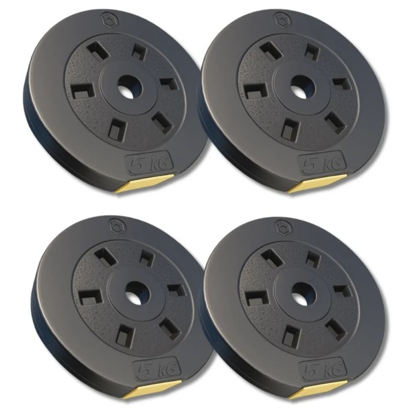 Сет композитних дисків Besport PowerPro 20 (4х5кг) для гантелей та штанг