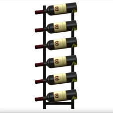 Настінна стійка Costway Relax для вина на 6 пляшок