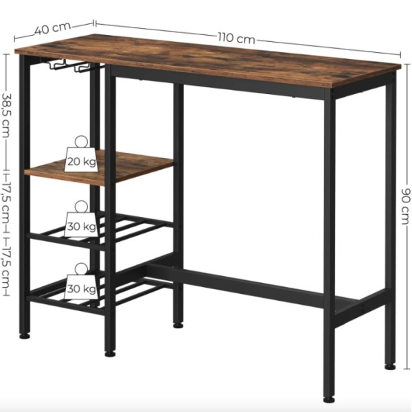 Барний стіл Leobert Taor в стилі Loft