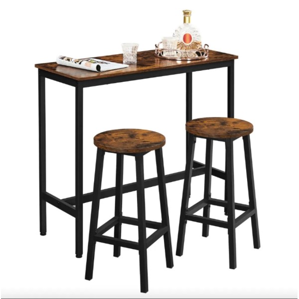 Барний стіл та 2 барні стільці Leobert Kidol в стилі Loft