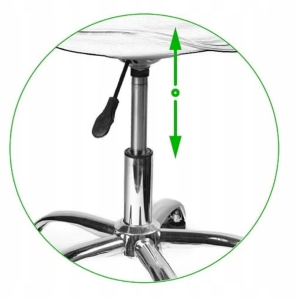 Офісне крісло Iger Jumi біло-чорне