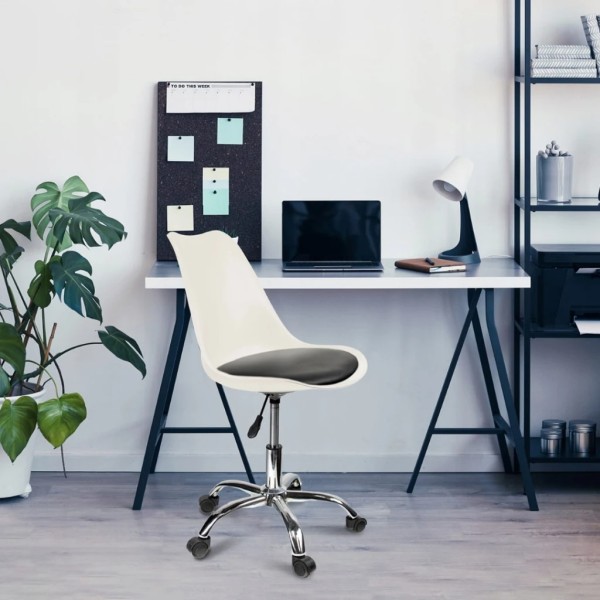 Офісне крісло Iger Jumi біло-чорне