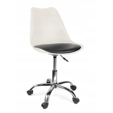 Офісне крісло Iger Jumi біло-чорне