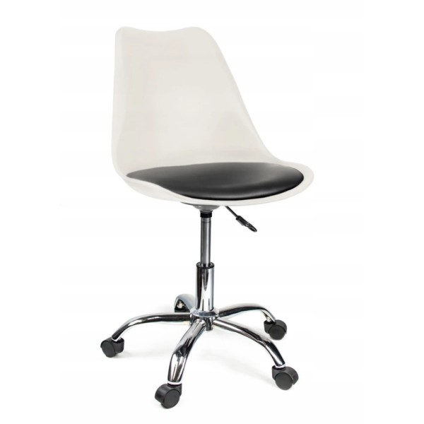 Офісне крісло Iger Jumi біло-чорне