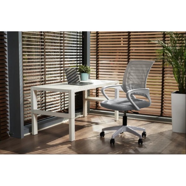 Офісне крісло Smart Jumi світло-сіре