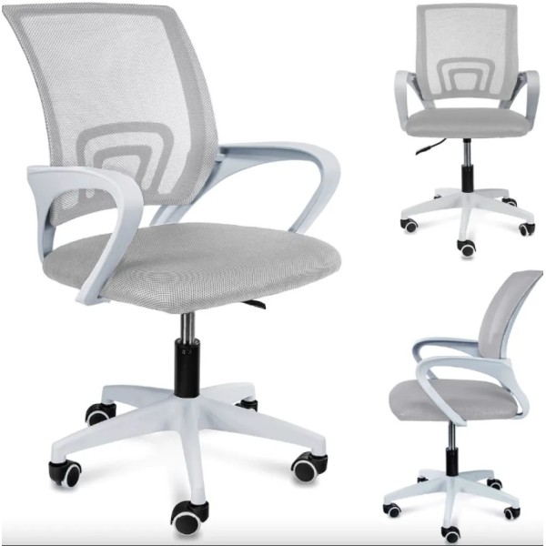 Офісне крісло Smart Jumi світло-сіре