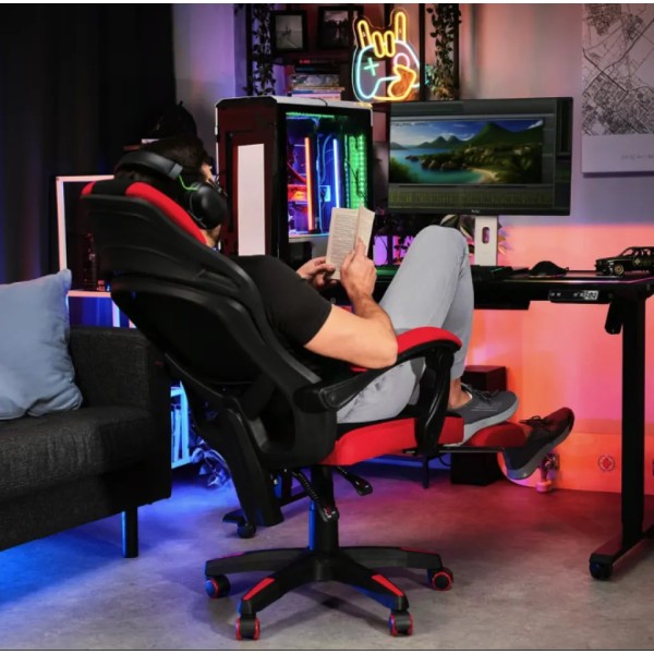 Геймерське крісло Di Volio Sporte червоне