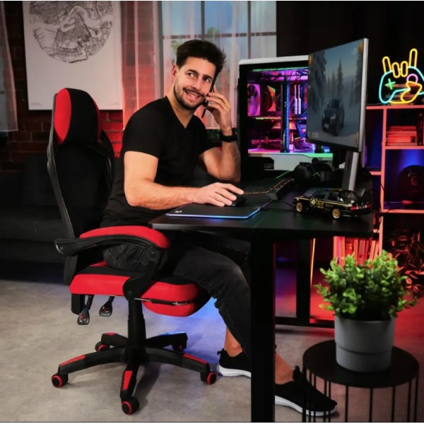 Геймерське крісло Di Volio Sporte червоне