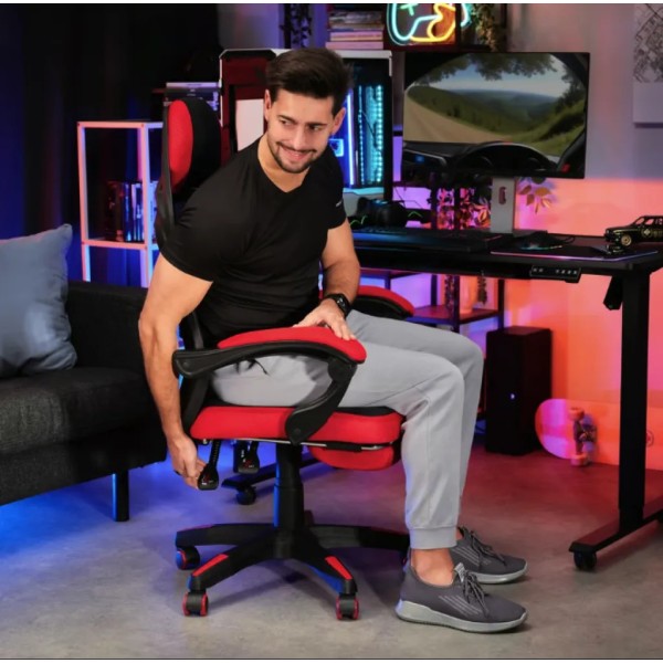 Геймерське крісло Di Volio Sporte червоне