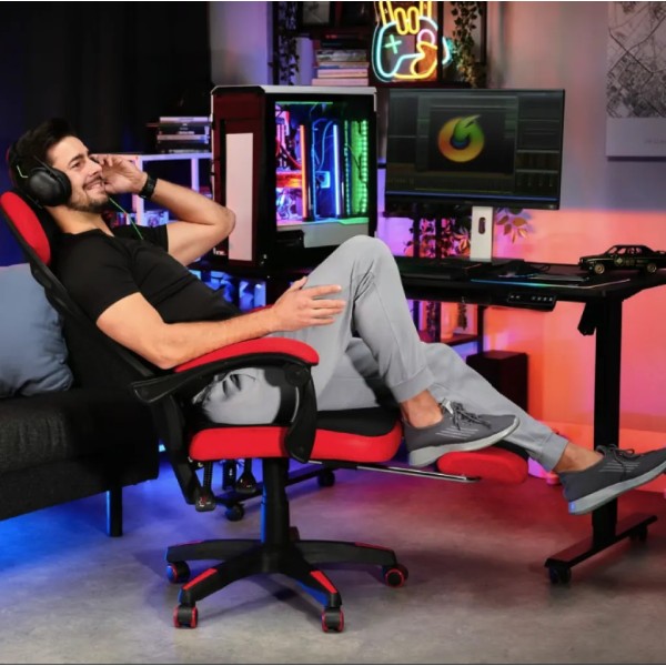 Геймерське крісло Di Volio Sporte червоне