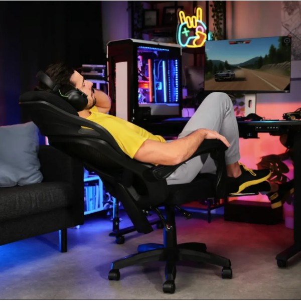 Геймерське крісло Di Volio Sporte чорне