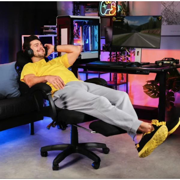 Геймерське крісло Di Volio Sporte чорне