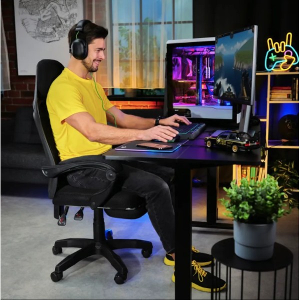 Геймерське крісло Di Volio Sporte чорне