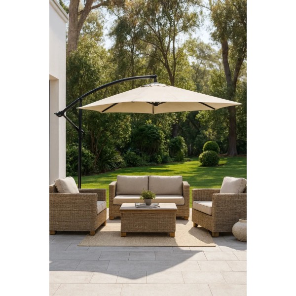 Парасоля садова Jumi Taup 300см кремова