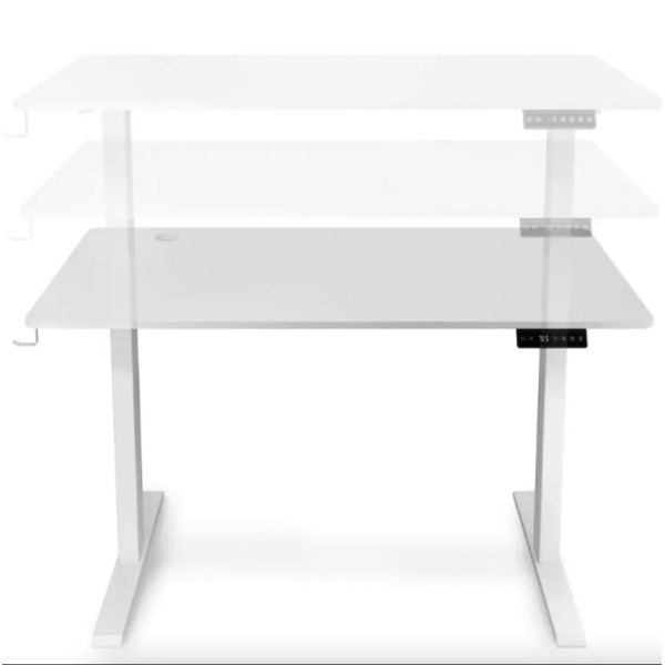 Комп'ютерний стіл з регульованою висотою Di Volio Amone білий