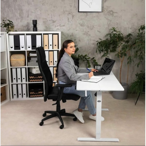 Комп'ютерний стіл з регульованою висотою Di Volio Amone білий