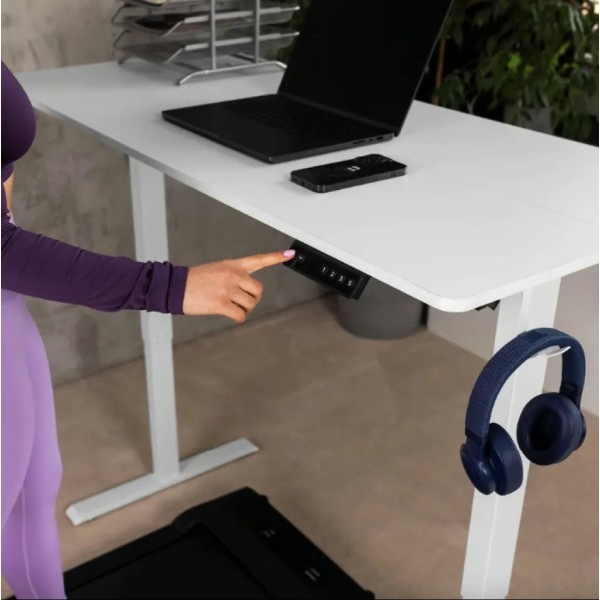 Комп'ютерний стіл з регульованою висотою Di Volio Amone білий