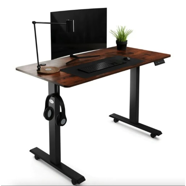 Комп'ютерний стіл з регульованою висотою Di Volio Amone коричневий