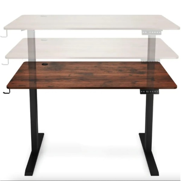 Комп'ютерний стіл з регульованою висотою Di Volio Amone коричневий