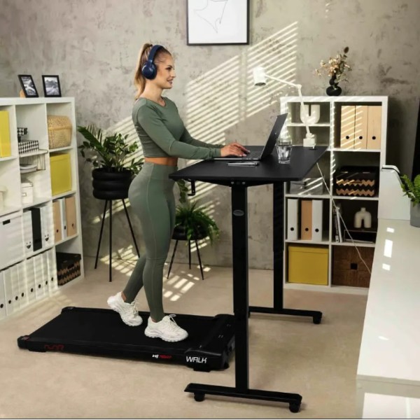 Комп'ютерний стіл з регульованою висотою Di Volio Amone чорний