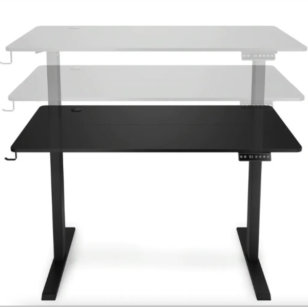 Комп'ютерний стіл з регульованою висотою Di Volio Amone чорний