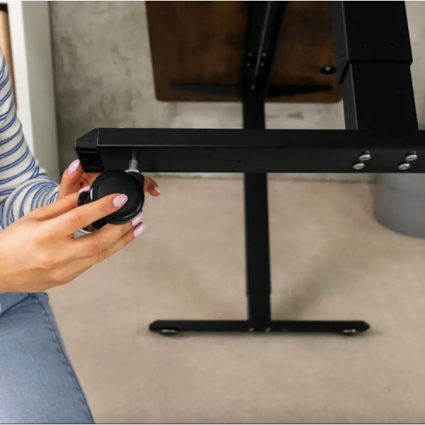 Комп'ютерний стіл з регульованою висотою Di Volio Amone чорний