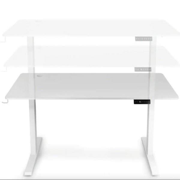 Комп'ютерний стіл з регульованою висотою Di Volio Biago білий