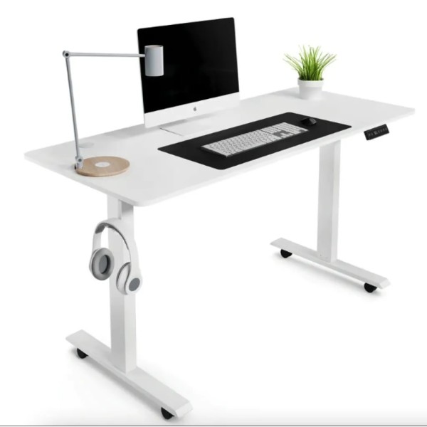 Комп'ютерний стіл з регульованою висотою Di Volio Biago білий