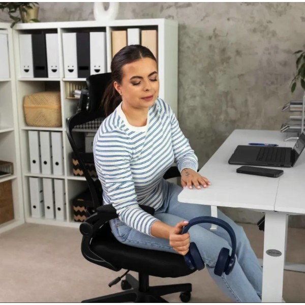 Комп'ютерний стіл з регульованою висотою Di Volio Biago білий