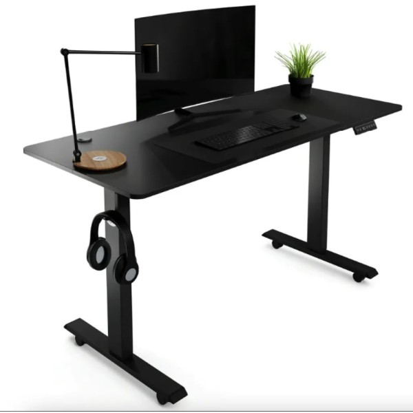 Комп'ютерний стіл з регульованою висотою Di Volio Biago чорний