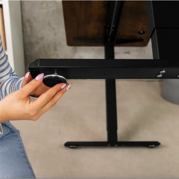 Комп'ютерний стіл з регульованою висотою Di Volio Biago чорний