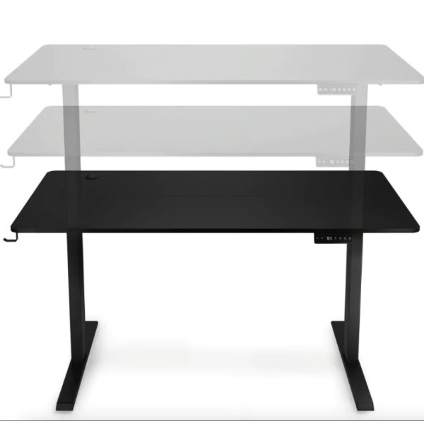 Комп'ютерний стіл з регульованою висотою Di Volio Biago чорний