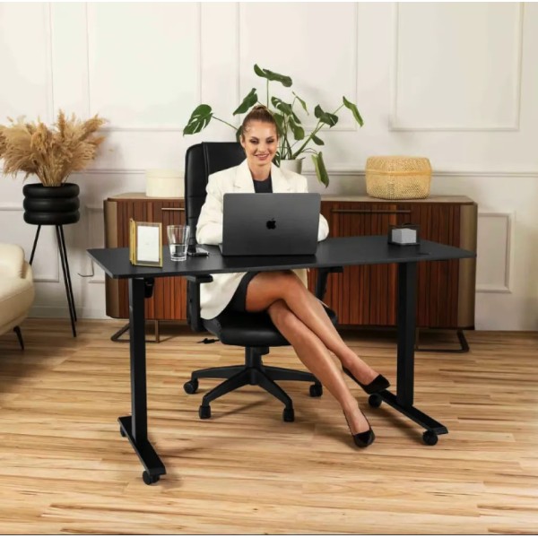 Комп'ютерний стіл з регульованою висотою Di Volio Biago чорний