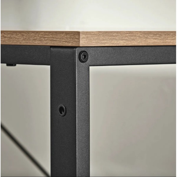 Комп'ютерний стіл Leobert Devoko з боковими полицями у стилі Loft натуральний