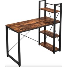 Комп'ютерний стіл Leobert Devoko з боковими полицями у стилі Loft
