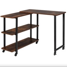 Стіл L-подібний Costway King обертовий в стилі Loft