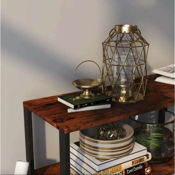 Стіл L-подібний Costway King обертовий в стилі Loft