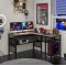 Комп'ютерний стіл Costway Hutch L-подібний з зарядним